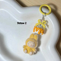 Labubu Elite Sitting Charm Keychain
