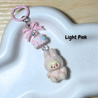 Labubu Elite Sitting Charm Keychain
