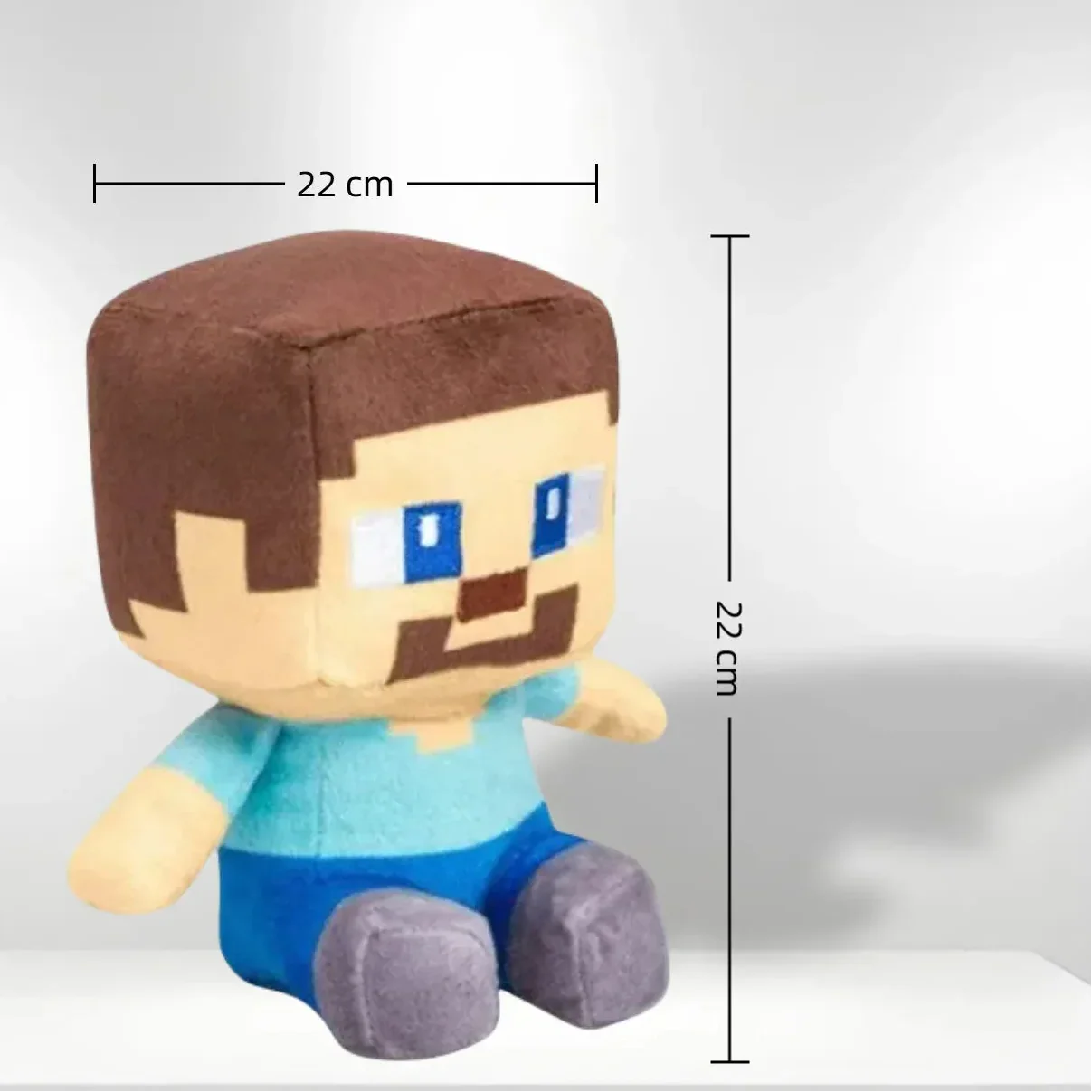 Minekraft Soft Pixel Buddies Plush (22 cm)