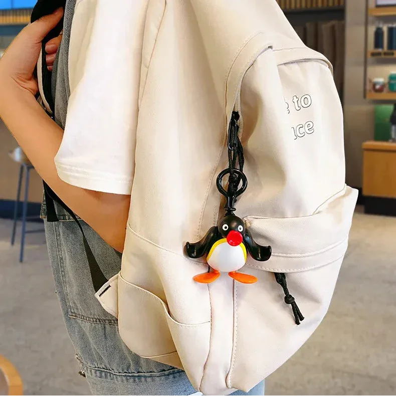 Pingu Waddle Wiggle Pull String Keychain