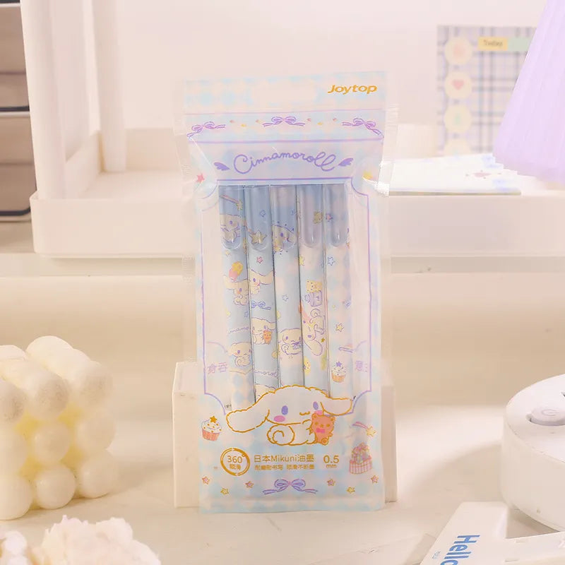 Sanrio Beautiful Time Gel Pen (Set of 5)