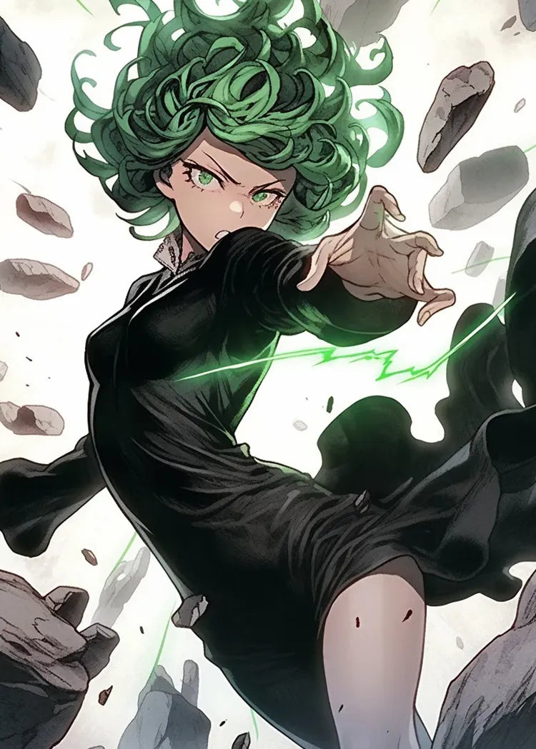 Tatsumaki Tornado Classic Gown Cosplay