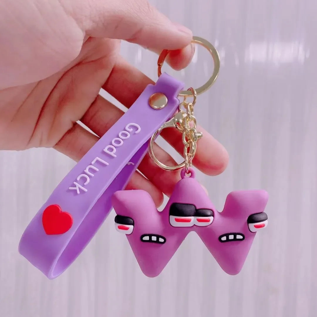 Alphabet Lore Letter Keychains