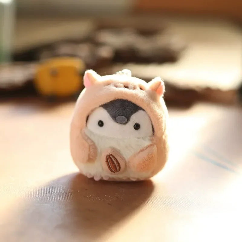 Globetrotter Penguin Plush Keychain