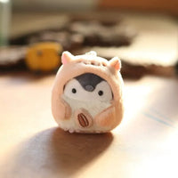 Globetrotter Penguin Plush Keychain