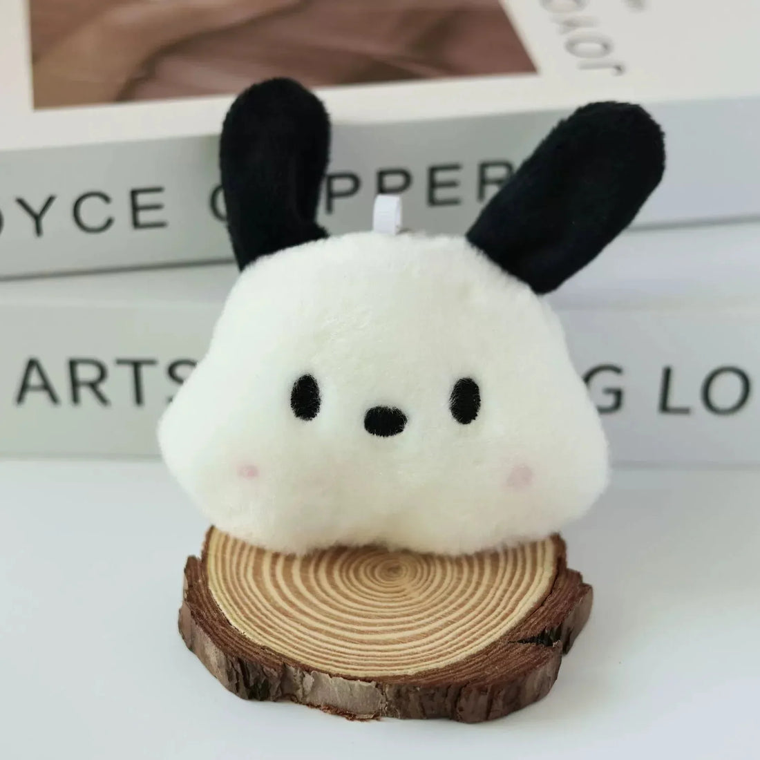 Pochacco Head Plush Keychain