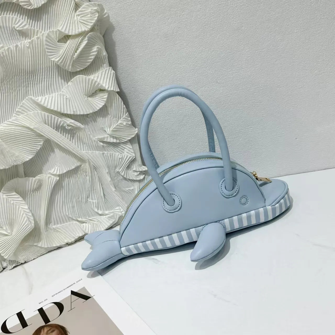 Aquatica Dolphin Premium Whimsical Handbag