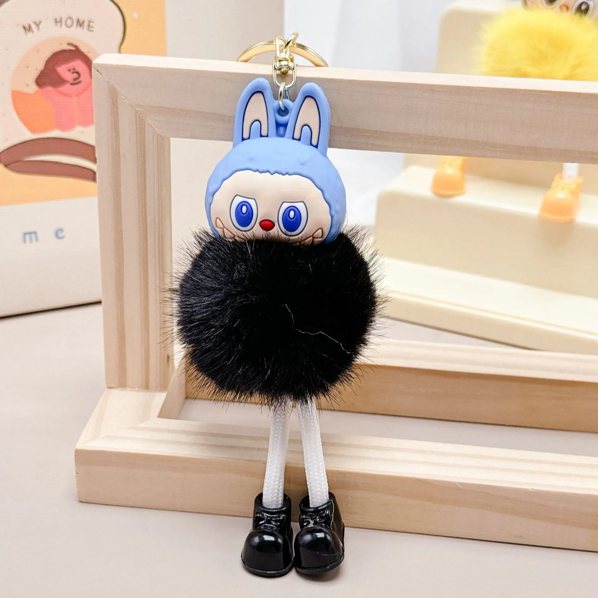 Labubu Long-Legged Plush Keychain