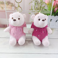 DZNY Pineapple Pooh Plush Keychain - Bear Hugs