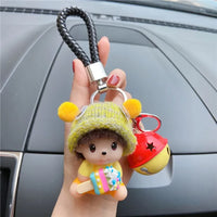 Monchhichi Munchies Bell Keychain