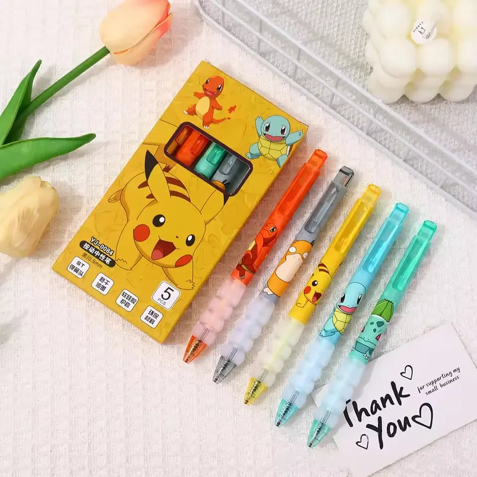 Pokemon Indigo League Gel Pen (Set of 5)