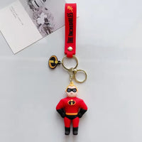 The Incredibles Superhero Family Keychain