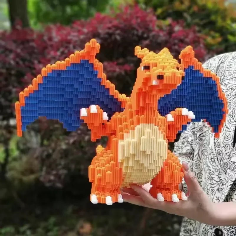 Charizard Using Blocks Charizard Model No. 8665 Mini Blocks (26 cm)