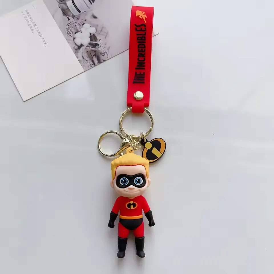 The Incredibles Superhero Family Keychain