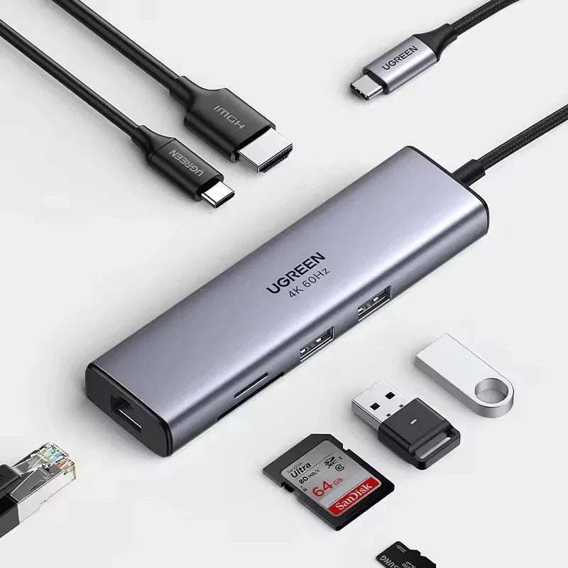 UGREEN 7-in-1 USB Hub Type-C