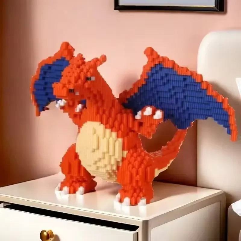Charizard Using Blocks Charizard Model No. 8665 Mini Blocks (26 cm)