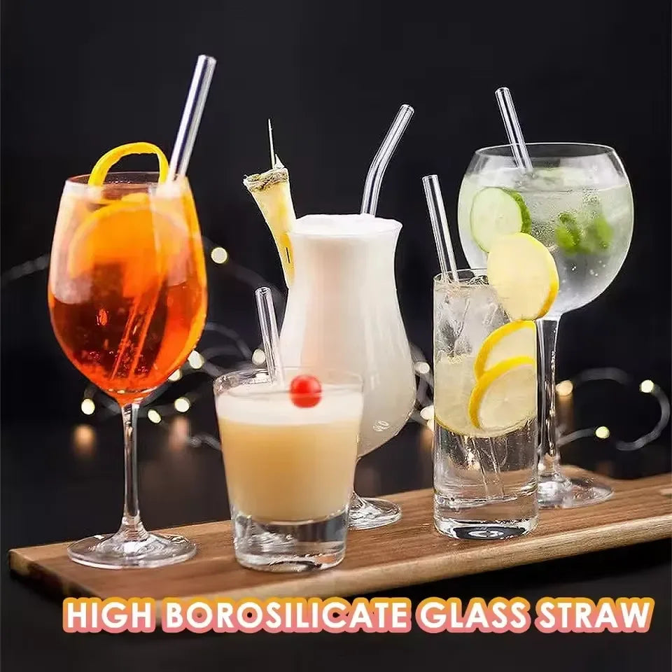 Borosilicate Straw Set for Tumblers (Pack of 2)