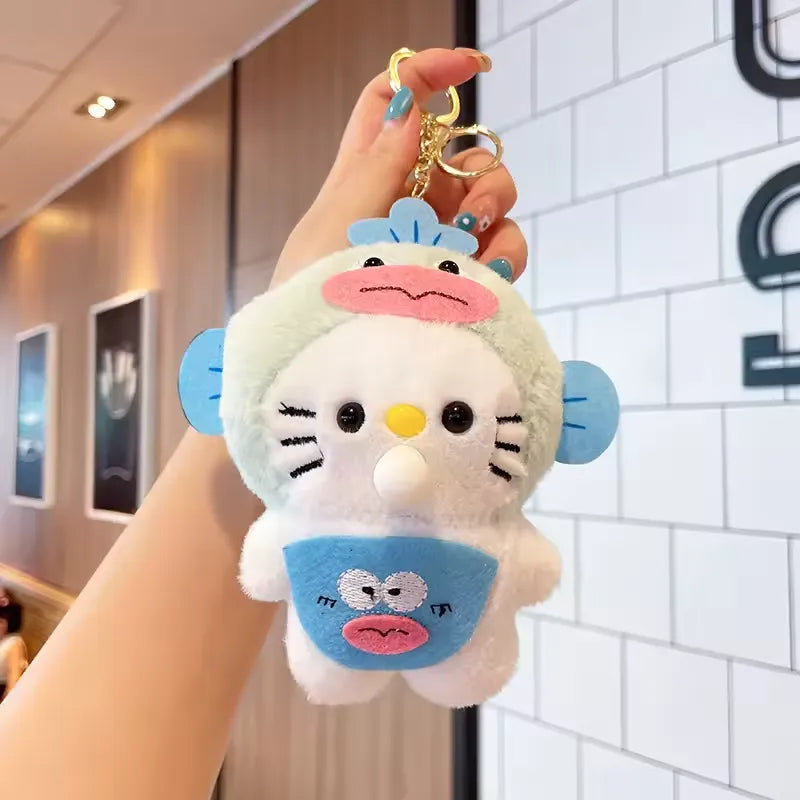 Hello KT Bubble Buddy Plush Keychain
