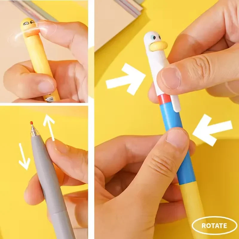 Quack & Whirl Fidget Gel Pen