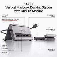 PULWTOP USB-C Dual Monitor Docking Station