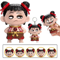 Nezha Mood-Shift Expression Keychain