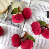 JC Velvety Dual Cherry Pluck Keychain