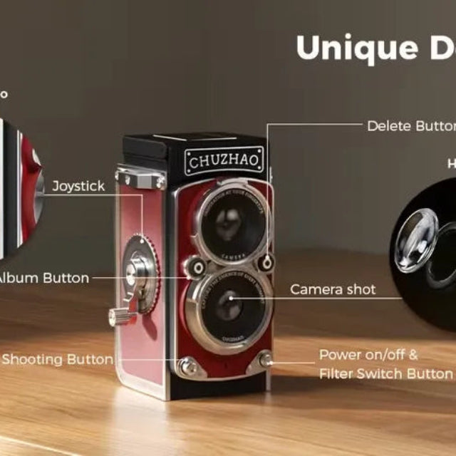 Chuzhao Mini Vintage-Style HD Camera