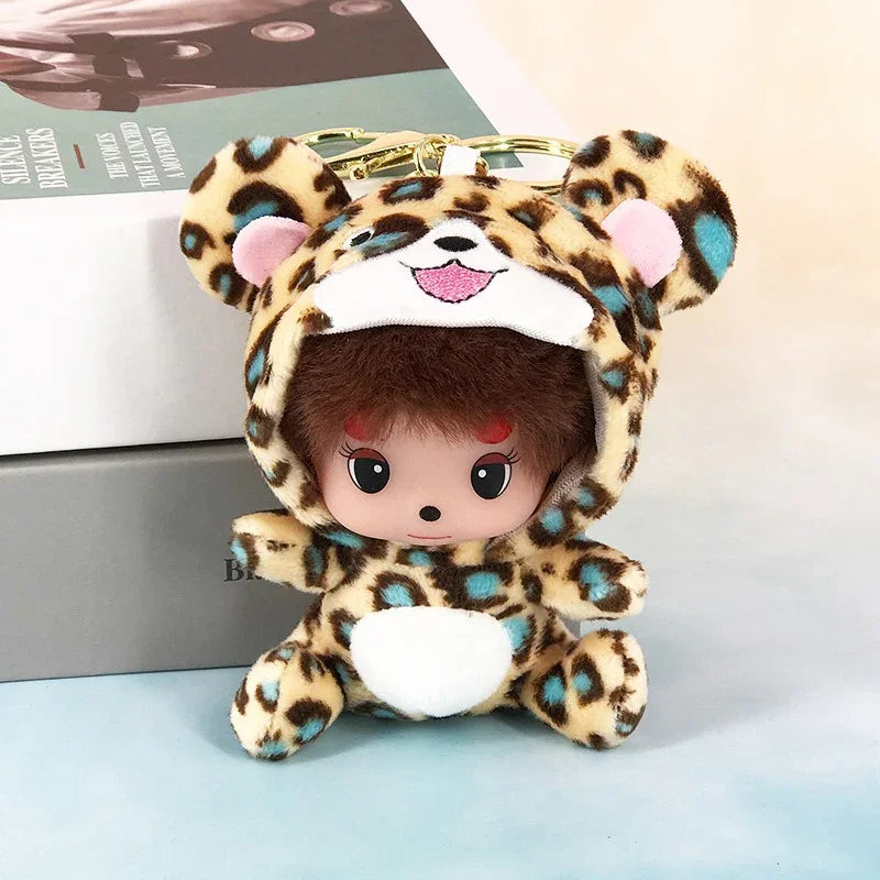 Monchhichi Menagerie Hooded Plush Keychain