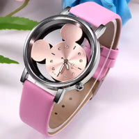 Large Dial Mickey Silhouette Fashion Watch