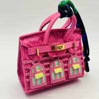 Luxe House Leather Bag Keychains