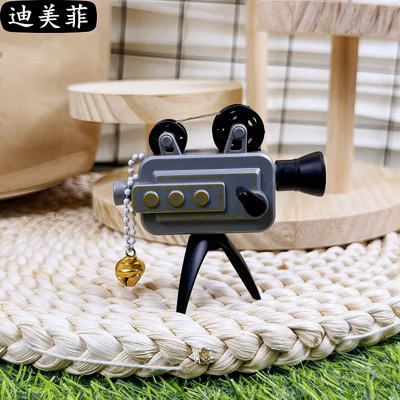 Retro Movie Camera Projector Keychain