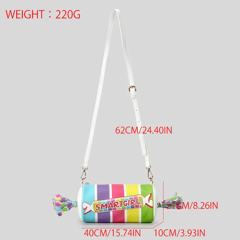 Berry-Sweet Smart Girl Candy Cylinder Bag