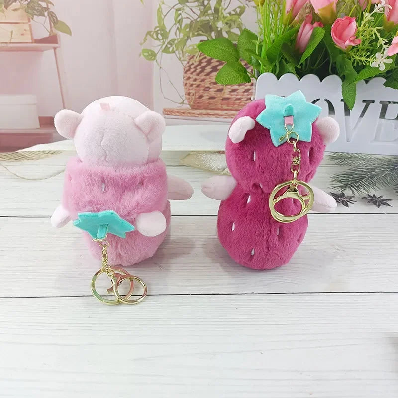 DZNY Pineapple Pooh Plush Keychain - Bear Hugs