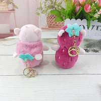 DZNY Pineapple Pooh Plush Keychain - Bear Hugs
