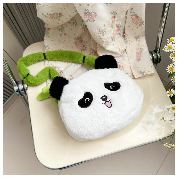 Bamboo Carry Panda Plush Bag