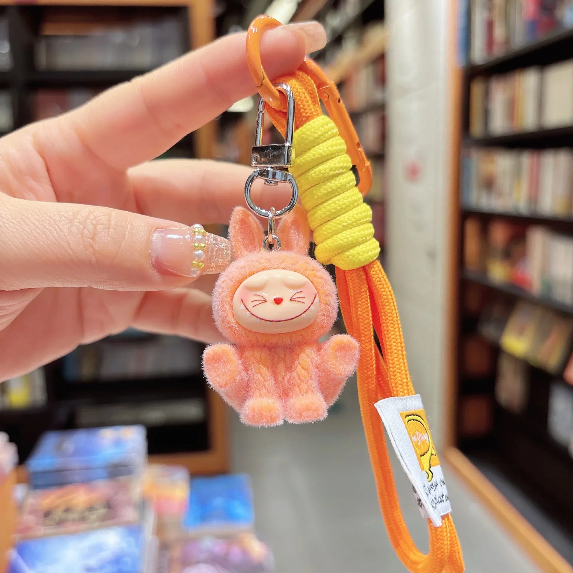 Labuboo Happy Squat Lanyard Keychain