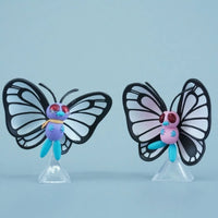 Standard & Pink Shiny Butterfree Figures