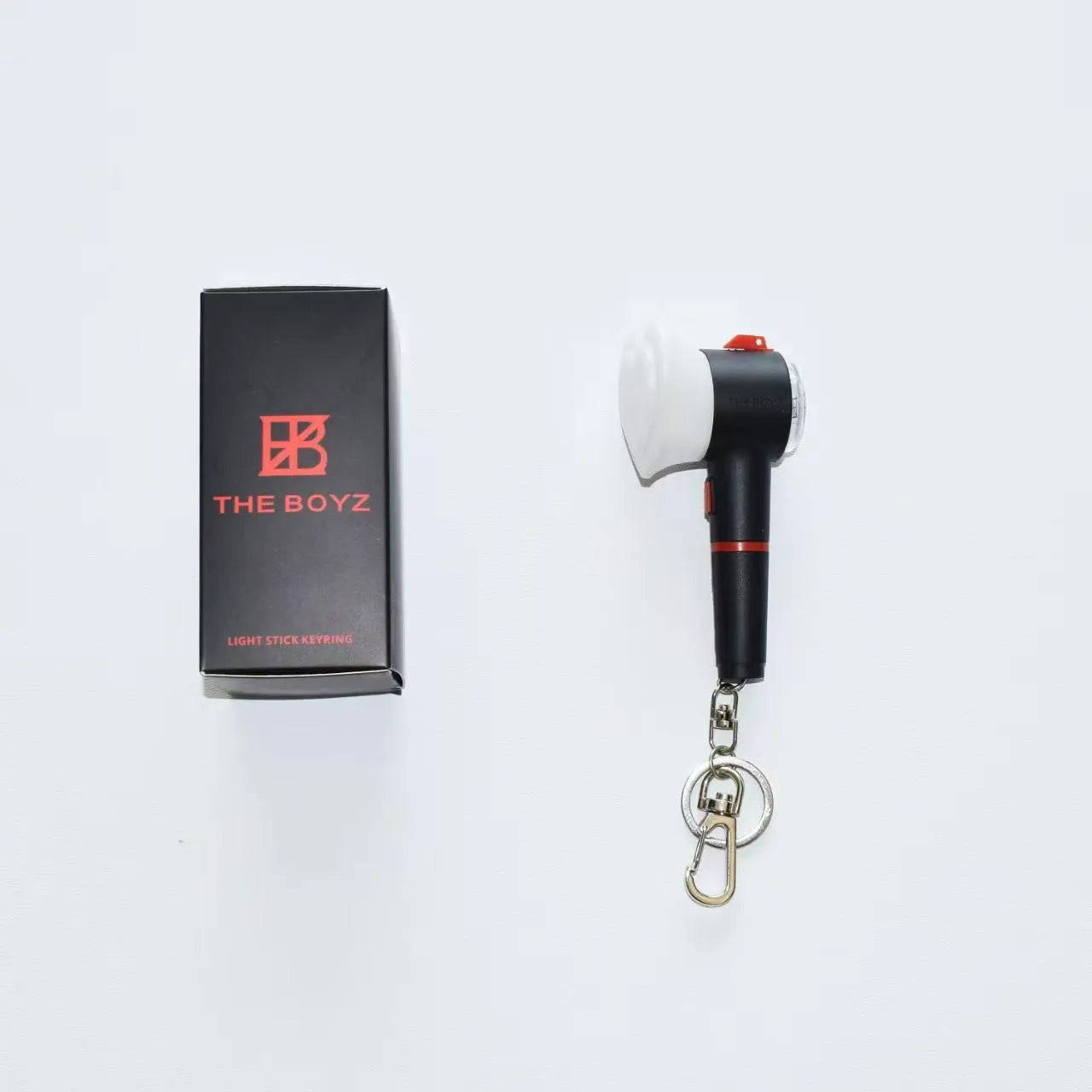 THE BOYZ Heart-Shaped Mini Lightstick Keychain