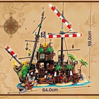 Pirates of Barracuda Bay Shipwreck Building Blocks (2545 Pcs)