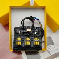 Luxe House Leather Bag Keychains