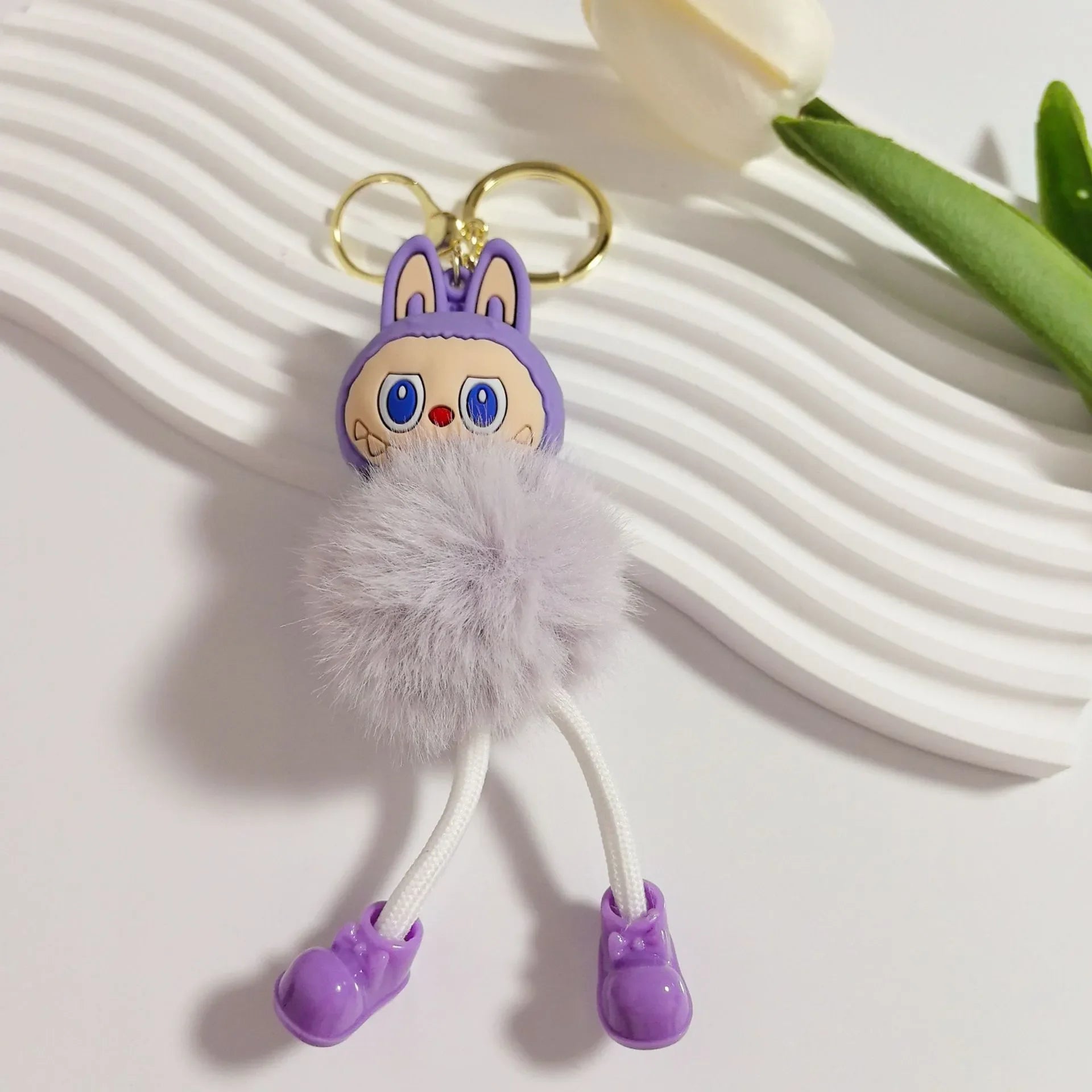 Labubu Long-Legged Plush Keychain