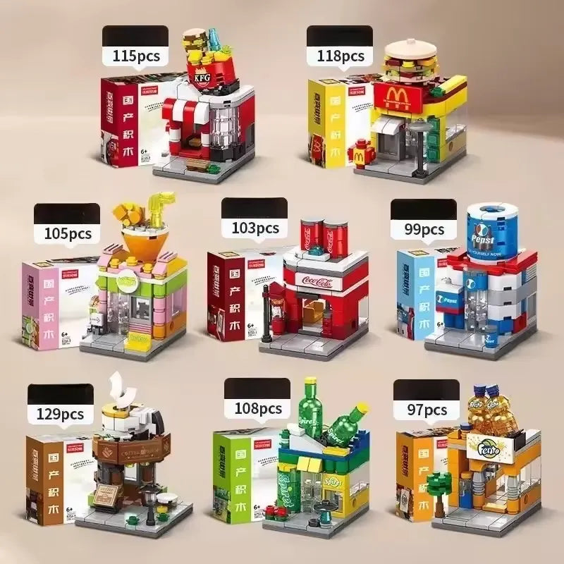 Bricks City Store Micro Building Blocks