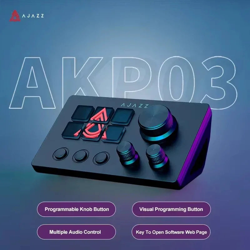 Ajazz AKP03E Programmable Macro Keyboard