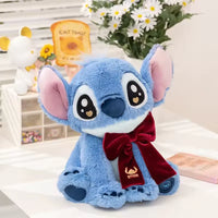 Peluche écharpe en velours extraterrestre cosmique 