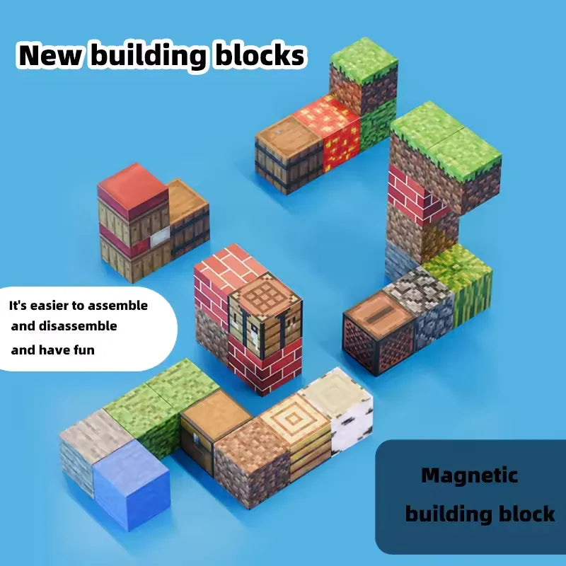 Minekraft Magnetic Building Blocks