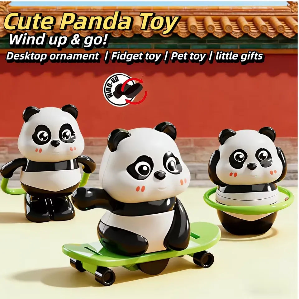 Bamboo Athlete Panda Wind-up Toy