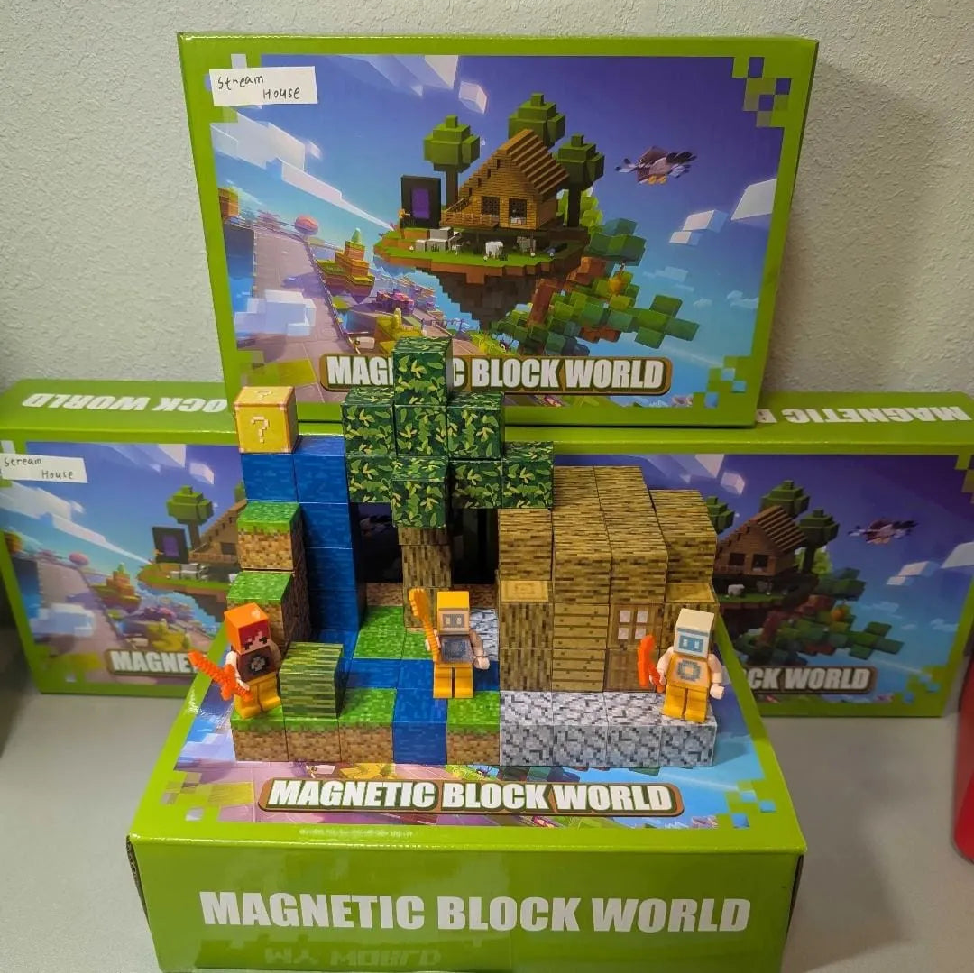 Minecraft Voxel Link Magnetic Blocks