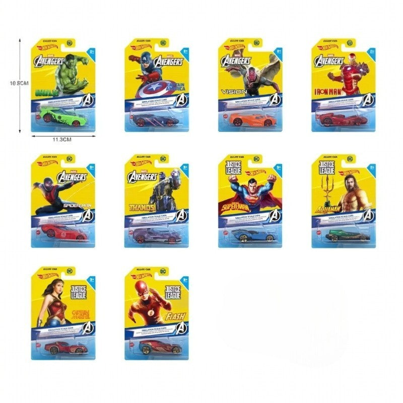 Hot Wheelz Superhero Multiverse Cars