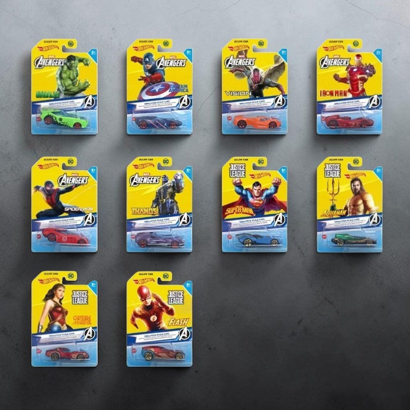 Hot Wheelz Superhero Multiverse Cars