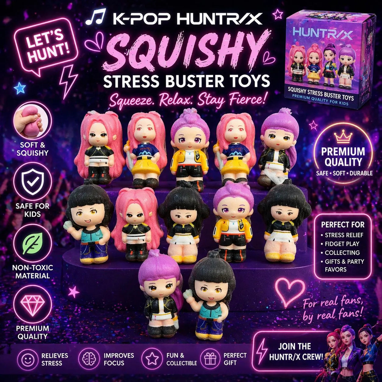 K-Pop Demon Hunters Focus Squishy